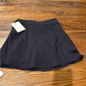 NWT Reformation Black Flounce Skirt